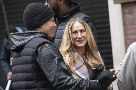 Dreharbeiten 'And Just Like That …' in New York