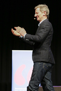 Annette Frier und Michael Kessler auf der lit.Cologne 2023 in Köln