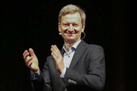 Annette Frier und Michael Kessler auf der lit.Cologne 2023 in Köln