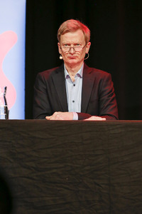Annette Frier und Michael Kessler auf der lit.Cologne 2023 in Köln