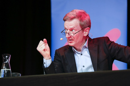 Annette Frier und Michael Kessler auf der lit.Cologne 2023 in Köln