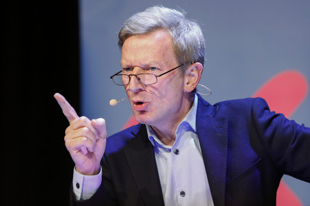 Annette Frier und Michael Kessler auf der lit.Cologne 2023 in Köln