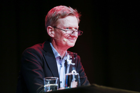 Annette Frier und Michael Kessler auf der lit.Cologne 2023 in Köln