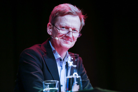 Annette Frier und Michael Kessler auf der lit.Cologne 2023 in Köln