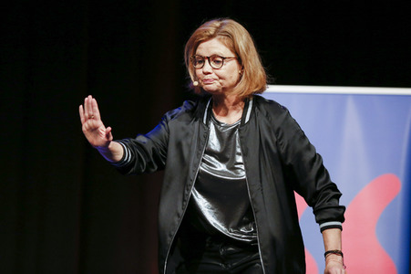 Annette Frier und Michael Kessler auf der lit.Cologne 2023 in Köln