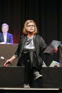 Annette Frier und Michael Kessler auf der lit.Cologne 2023 in Köln
