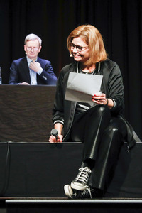 Annette Frier und Michael Kessler auf der lit.Cologne 2023 in Köln