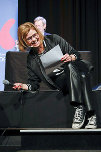 Annette Frier und Michael Kessler auf der lit.Cologne 2023 in Köln