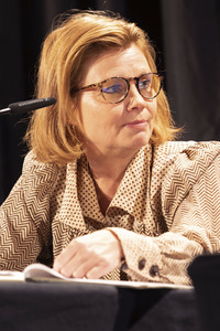 Annette Frier und Dietmar Bär auf der lit.Cologne 2023 in Köln