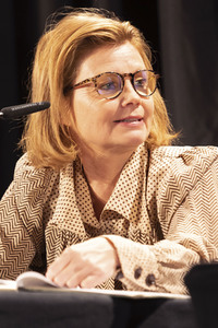 Annette Frier und Dietmar Bär auf der lit.Cologne 2023 in Köln