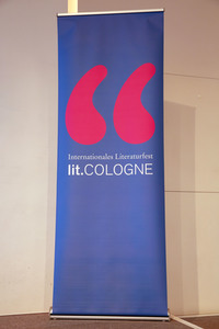 Maria Schrader auf der lit.Cologne 2023 in Köln