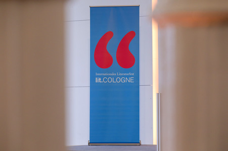 Maria Schrader auf der lit.Cologne 2023 in Köln