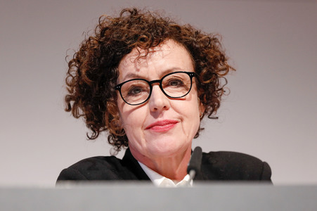 Maria Schrader auf der lit.Cologne 2023 in Köln