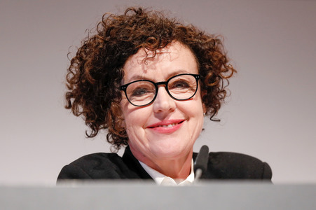 Maria Schrader auf der lit.Cologne 2023 in Köln