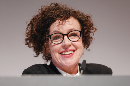 Maria Schrader auf der lit.Cologne 2023 in Köln