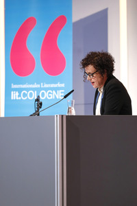 Maria Schrader auf der lit.Cologne 2023 in Köln