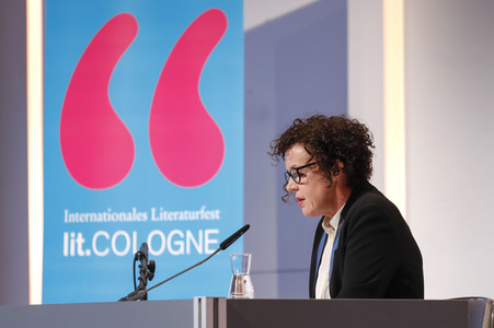 Maria Schrader auf der lit.Cologne 2023 in Köln