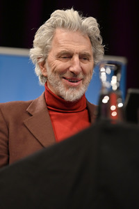 Nina Kunzendorf, Rufus Beck und Bärbel Schäfer auf der lit.Cologne 2023 in Köln