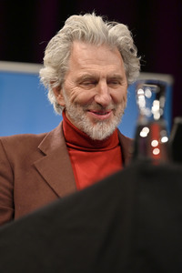 Nina Kunzendorf, Rufus Beck und Bärbel Schäfer auf der lit.Cologne 2023 in Köln