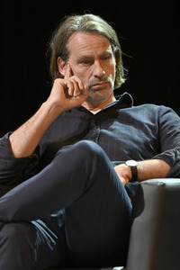 Svenja Flaßpöhler, Michel Friedman und Richard David Precht auf der lit.Cologne 2023 in Köln