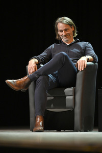 Svenja Flaßpöhler, Michel Friedman und Richard David Precht auf der lit.Cologne 2023 in Köln