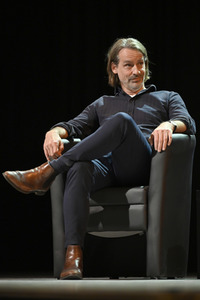 Svenja Flaßpöhler, Michel Friedman und Richard David Precht auf der lit.Cologne 2023 in Köln