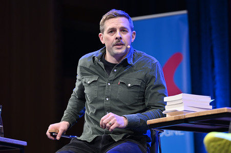 Klaas Heufer-Umlauf auf der lit.Cologne 2023 in Köln