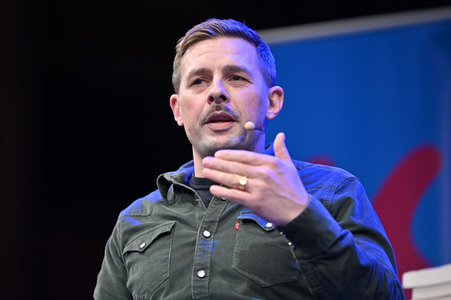 Klaas Heufer-Umlauf auf der lit.Cologne 2023 in Köln