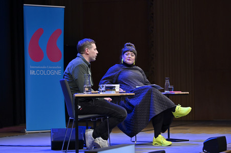 Klaas Heufer-Umlauf auf der lit.Cologne 2023 in Köln