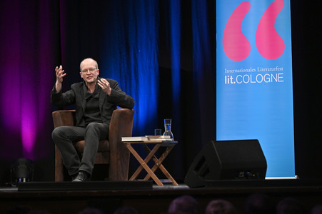 Arno Geiger auf der lit.Cologne 2023 in Köln