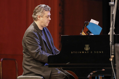 Elke Heidenreich, Dirk von Petersdorff und Marc-Aurel Floros auf der lit.Cologne 2023 in Köln