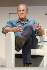 Ian McEwan, Bernhard Robben und Ulrich Noethen auf der lit.Cologne 2023 in Köln