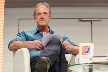 Ian McEwan, Bernhard Robben und Ulrich Noethen auf der lit.Cologne 2023 in Köln