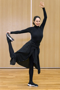 Natalia Yegorova trainiert für 'Let's Dance' in Köln