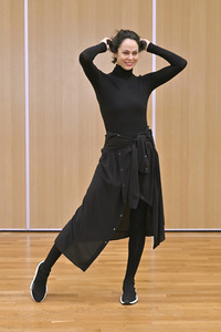 Natalia Yegorova trainiert für 'Let's Dance' in Köln