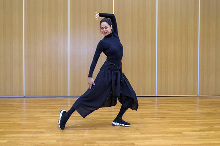 Natalia Yegorova trainiert für 'Let's Dance' in Köln