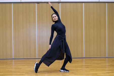 Natalia Yegorova trainiert für 'Let's Dance' in Köln