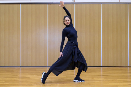 Natalia Yegorova trainiert für 'Let's Dance' in Köln