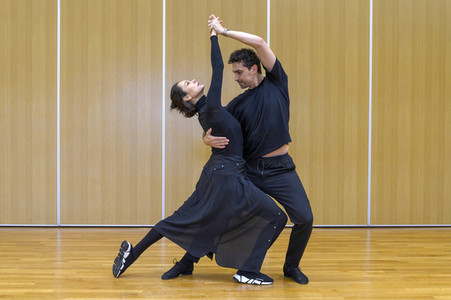 Natalia Yegorova trainiert für 'Let's Dance' in Köln