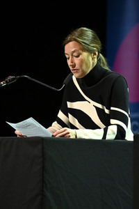 Matthias Brandt und Johanna Wokalek auf der lit.Cologne 2023 in Köln