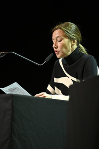 Matthias Brandt und Johanna Wokalek auf der lit.Cologne 2023 in Köln