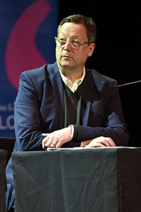 Matthias Brandt und Johanna Wokalek auf der lit.Cologne 2023 in Köln
