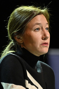 Matthias Brandt und Johanna Wokalek auf der lit.Cologne 2023 in Köln