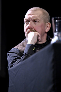 Mick Herron und Dietmar Bär auf der lit.Cologne 2023 in Köln