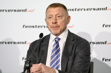 Pressekonferenz mit Boris Becker in Berlin