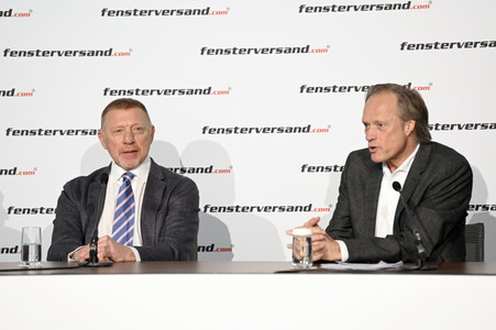 Pressekonferenz mit Boris Becker in Berlin