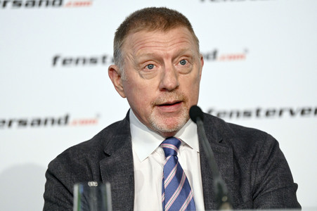 Pressekonferenz mit Boris Becker in Berlin