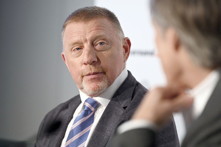 Pressekonferenz mit Boris Becker in Berlin