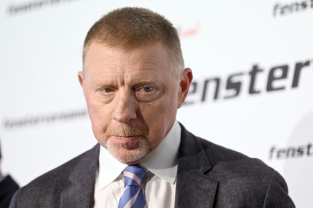 Pressekonferenz mit Boris Becker in Berlin