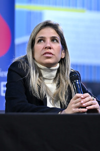 Karina Sainz Borgo und Eva Mattes auf der lit.Cologne 2023 in Köln